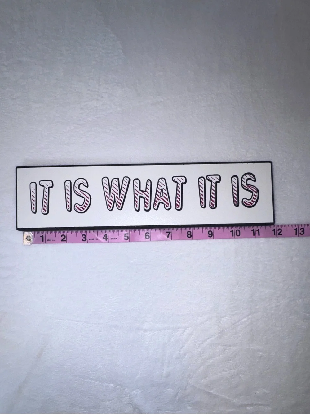 It Is What It Is Decorative Wall Sign Funny Farmhouse Shelf Decor